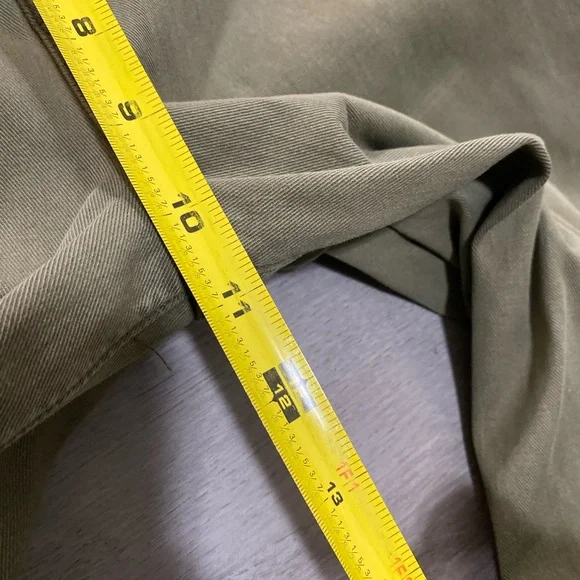 SPANX Olive Green High-Rise Wide Leg Pants - Picture 11 of 12